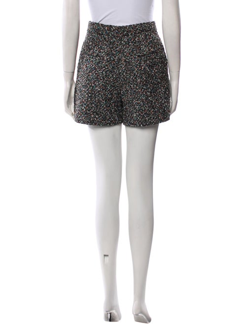 Sandro Tweed Pattern Mini Shorts