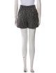 Sandro Tweed Pattern Mini Shorts