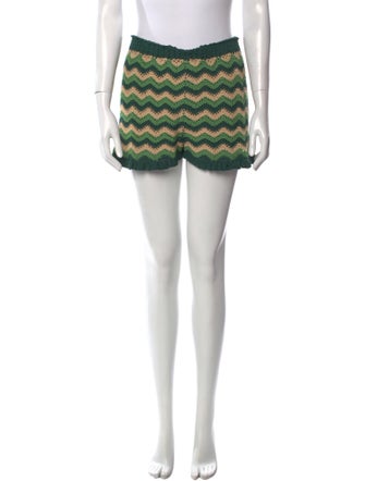 Sandro Tweed Pattern Mini Shorts