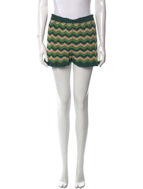 Sandro Tweed Pattern Mini Shorts