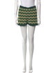Sandro Tweed Pattern Mini Shorts