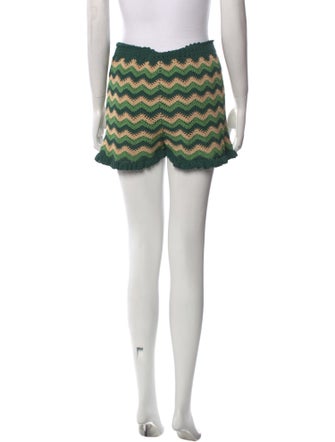 Sandro Tweed Pattern Mini Shorts