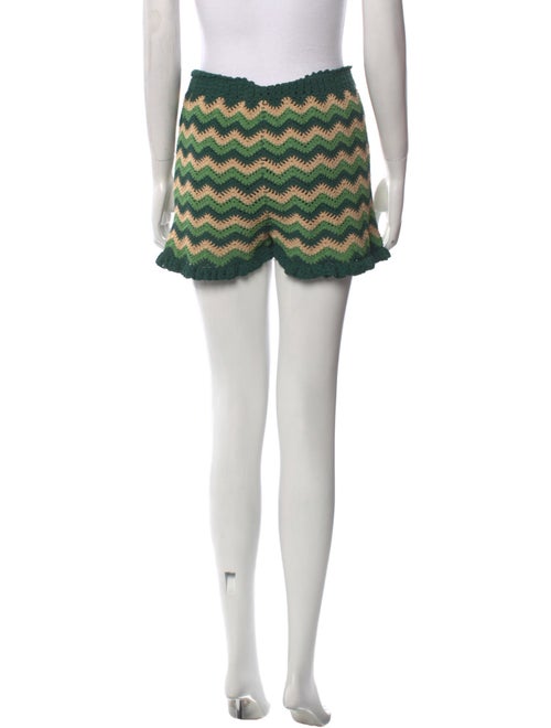Sandro Tweed Pattern Mini Shorts