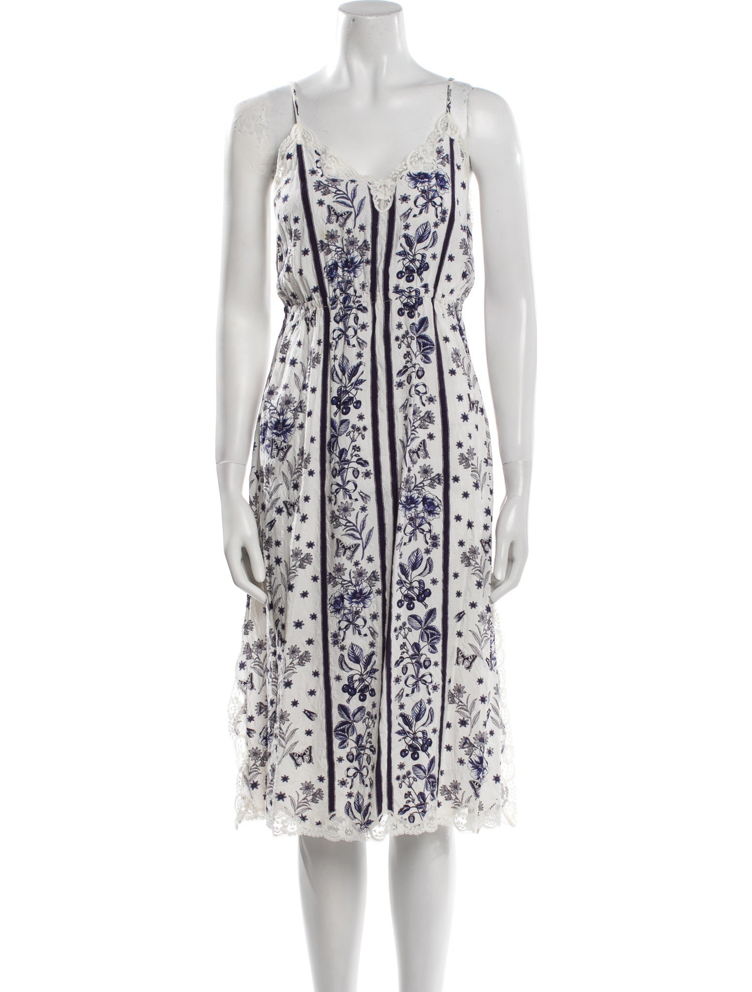 Sandro Floral Print Mini Dress