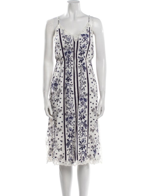 Sandro Floral Print Mini Dress