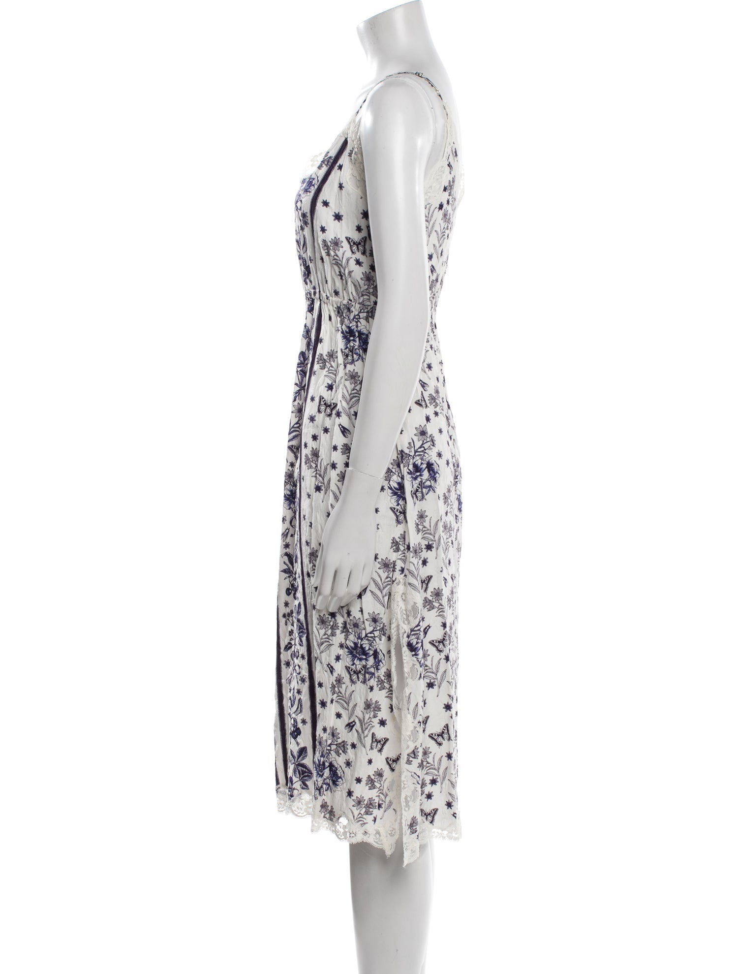 Sandro Floral Print Mini Dress