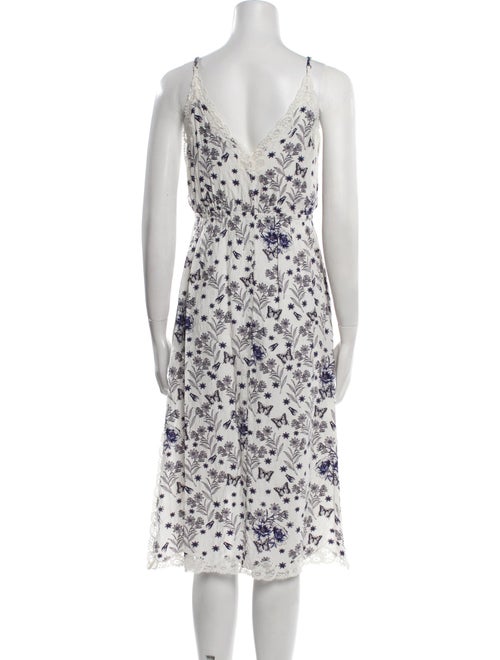 Sandro Floral Print Mini Dress