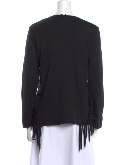 Sandro Crew Neck Long Sleeve Sweatshirt