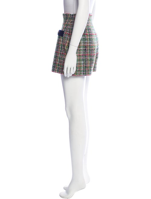 Sandro Tweed Pattern Mini Shorts