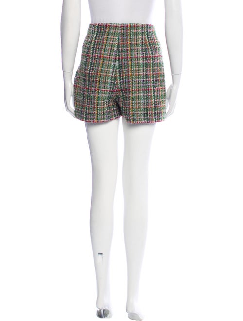 Sandro Tweed Pattern Mini Shorts