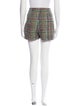 Sandro Tweed Pattern Mini Shorts