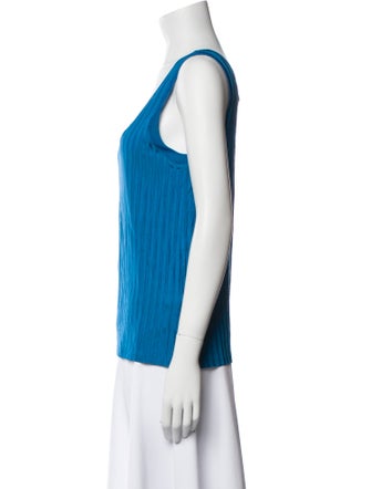 Sandro Scoop Neck Sleeveless Top