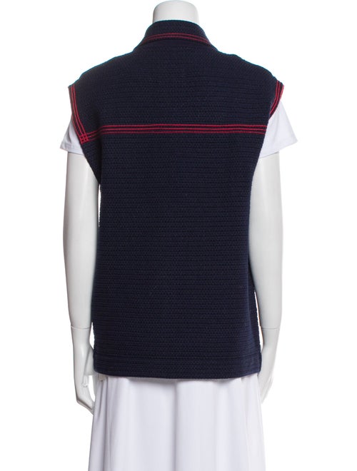 Sandro Plaid Print Vest