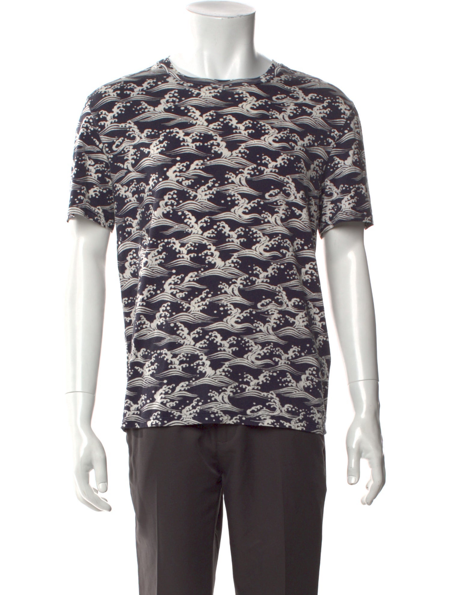 Sandro Printed Crew Neck T-Shirt