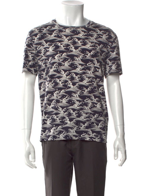 Sandro Printed Crew Neck T-Shirt