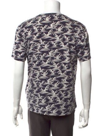 Sandro Printed Crew Neck T-Shirt