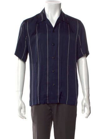 Sandro Striped Short Sleeve Shirt