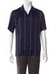Sandro Striped Short Sleeve Shirt