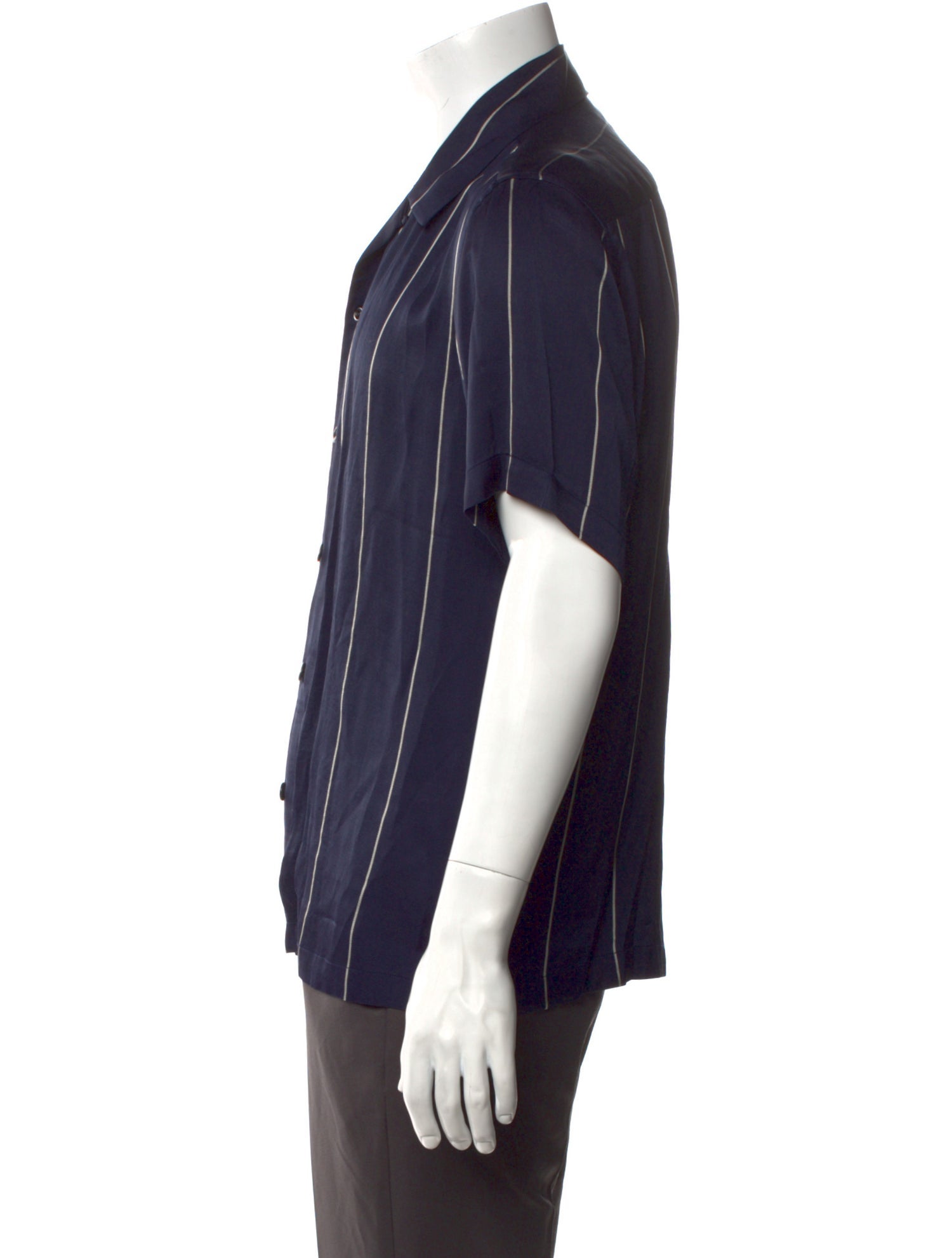 Sandro Striped Short Sleeve Shirt