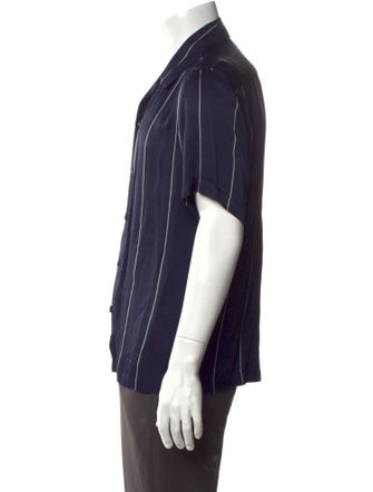 Sandro Striped Short Sleeve Shirt