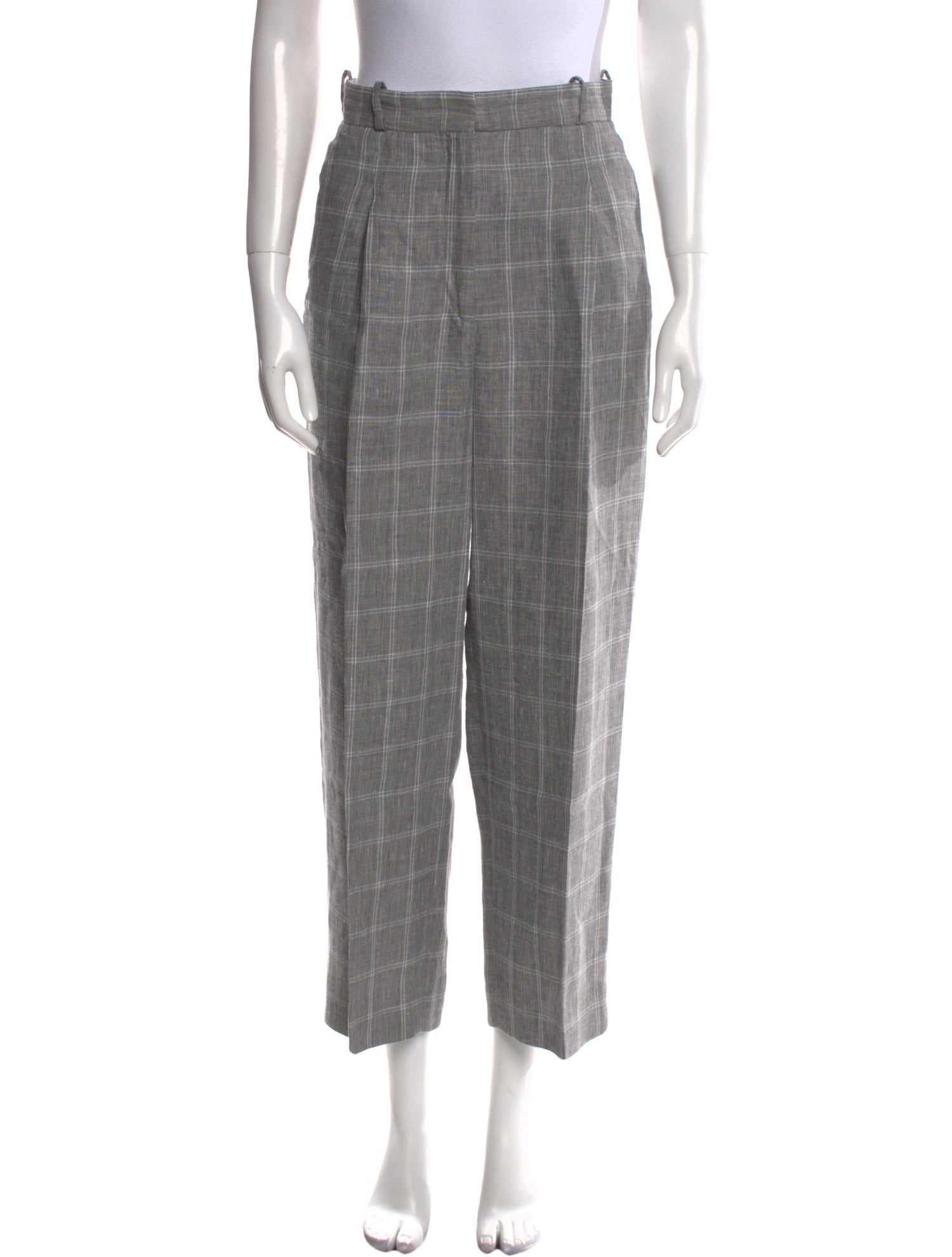 Sandro Linen Wide Leg Pants