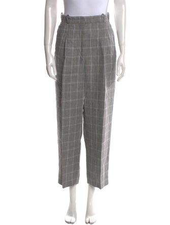 Sandro Linen Wide Leg Pants