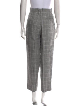 Sandro Linen Wide Leg Pants