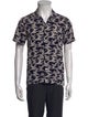 Sandro Printed Short Sleeve Shirt