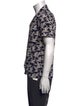 Sandro Printed Short Sleeve Shirt