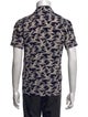 Sandro Printed Short Sleeve Shirt