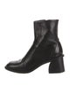 Sandro Embossed Leather Boots