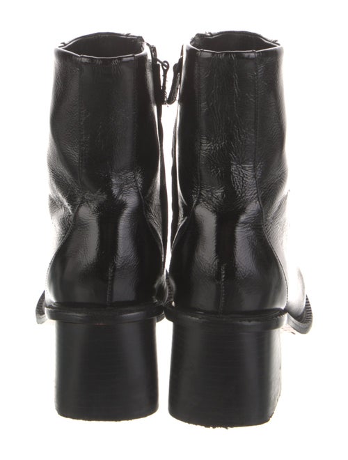 Sandro Embossed Leather Boots