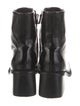Sandro Embossed Leather Boots