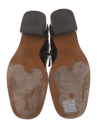 Sandro Embossed Leather Boots