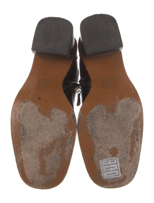 Sandro Embossed Leather Boots