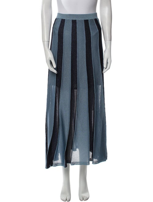 Sandro Striped Midi Length Skirt