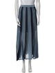 Sandro Striped Midi Length Skirt