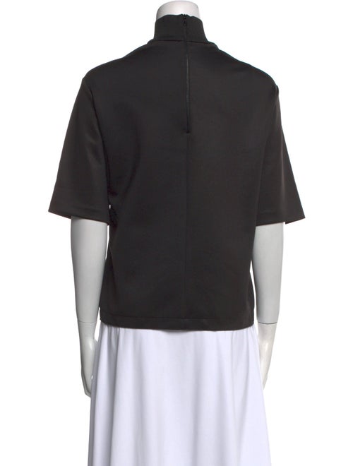 Sandro Printed Turtleneck Top