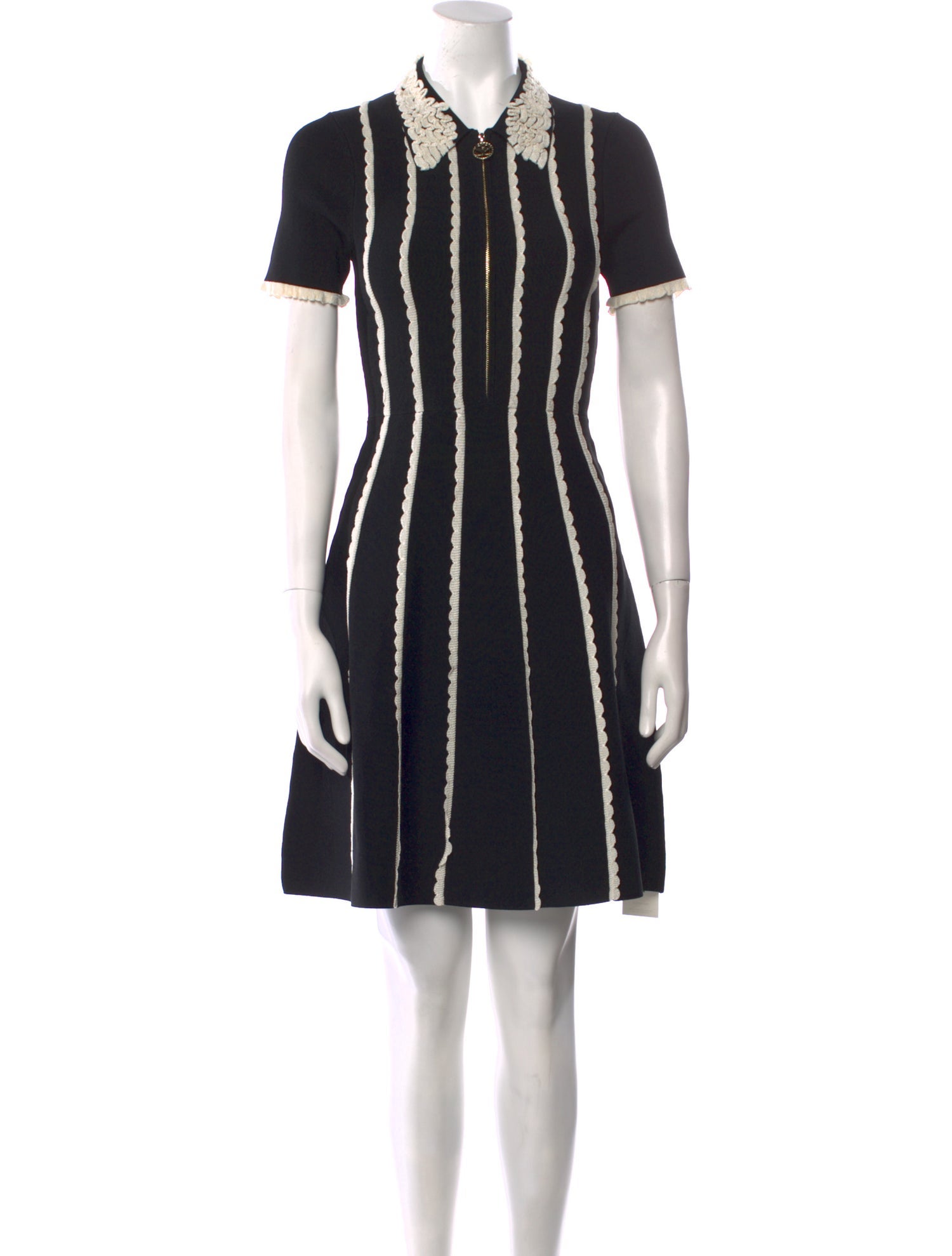 Sandro Striped Mini Dress