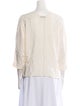 Sandro Silk V-Neck Blouse