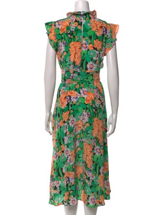 Sandro Silk Midi Length Dress
