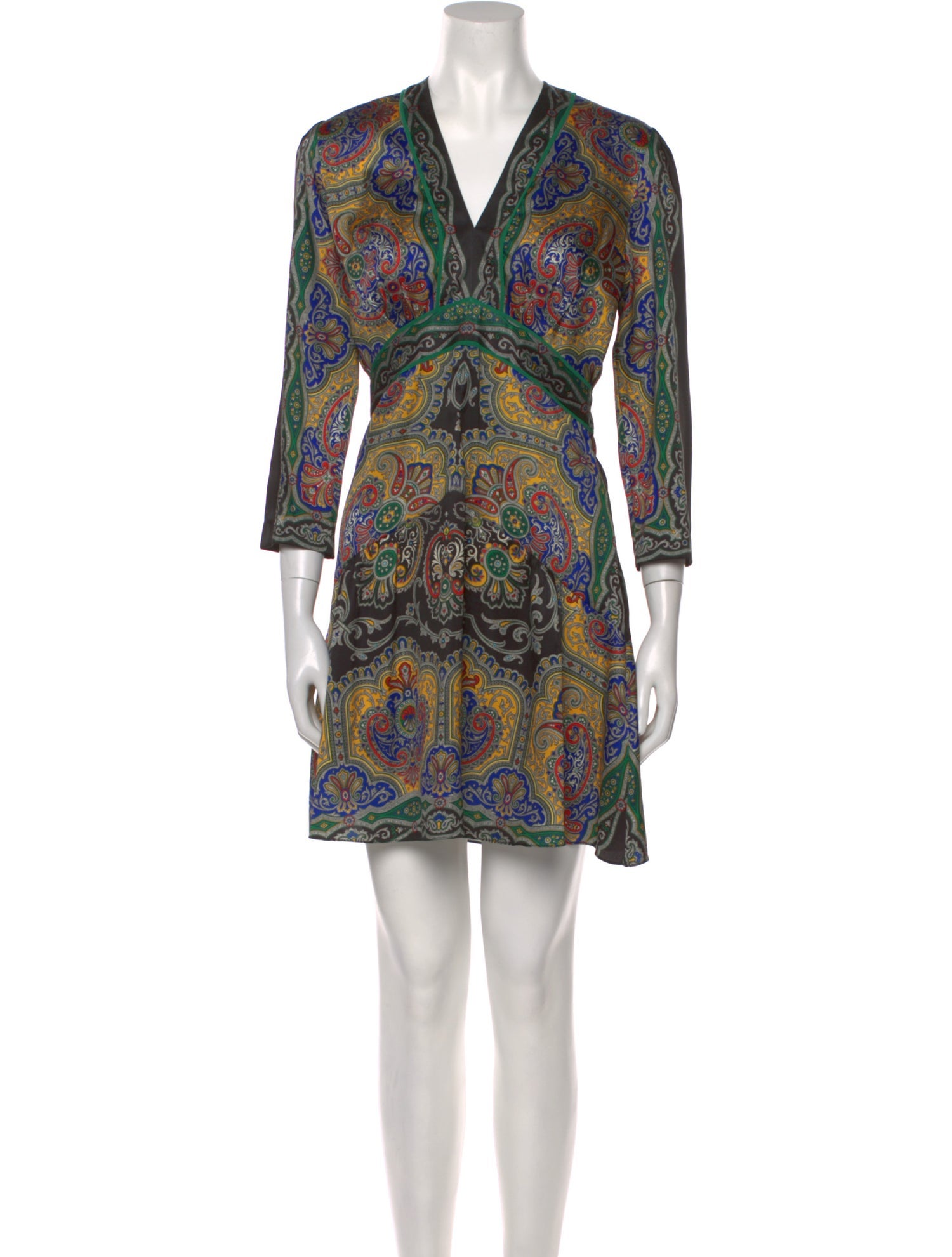Sandro Paisley Print Mini Dress