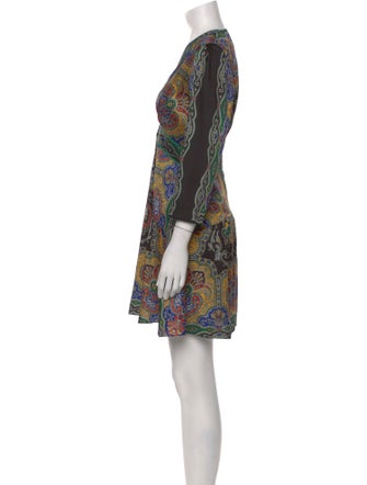 Sandro Paisley Print Mini Dress