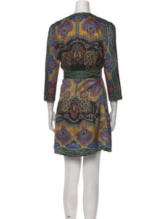 Sandro Paisley Print Mini Dress