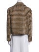 Sandro Plaid Print Blazer