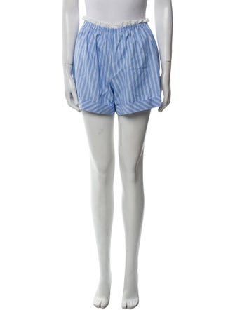 Sandro Striped Mini Shorts