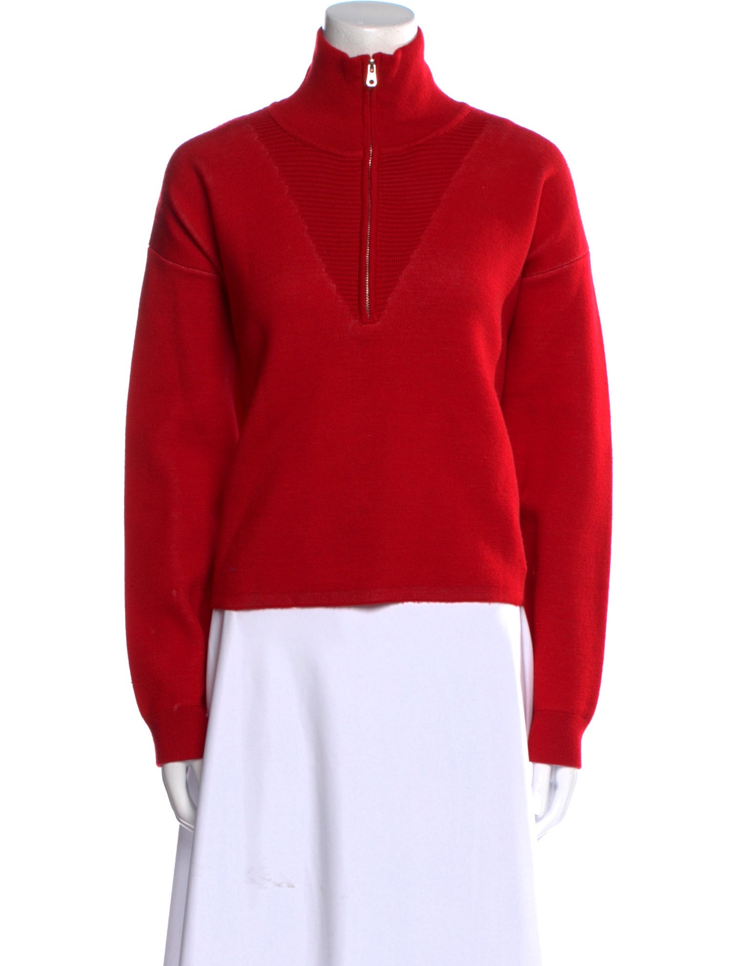 Sandro Mock Neck Long Sleeve Sweatshirt