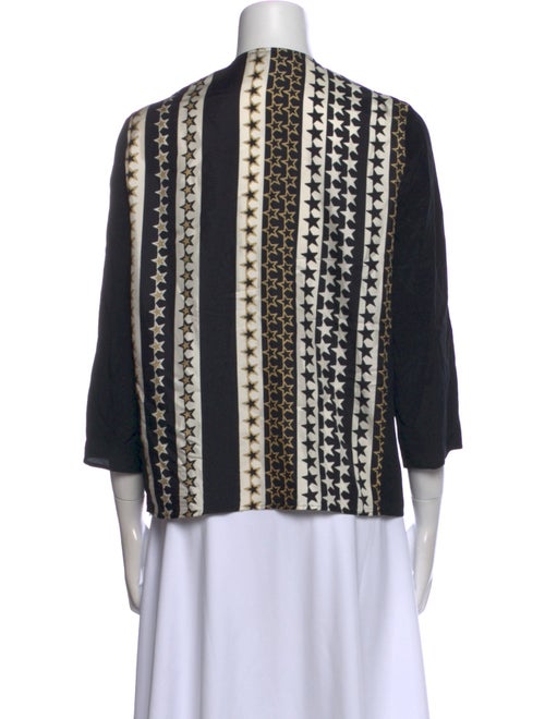 Sandro Silk Printed Blouse