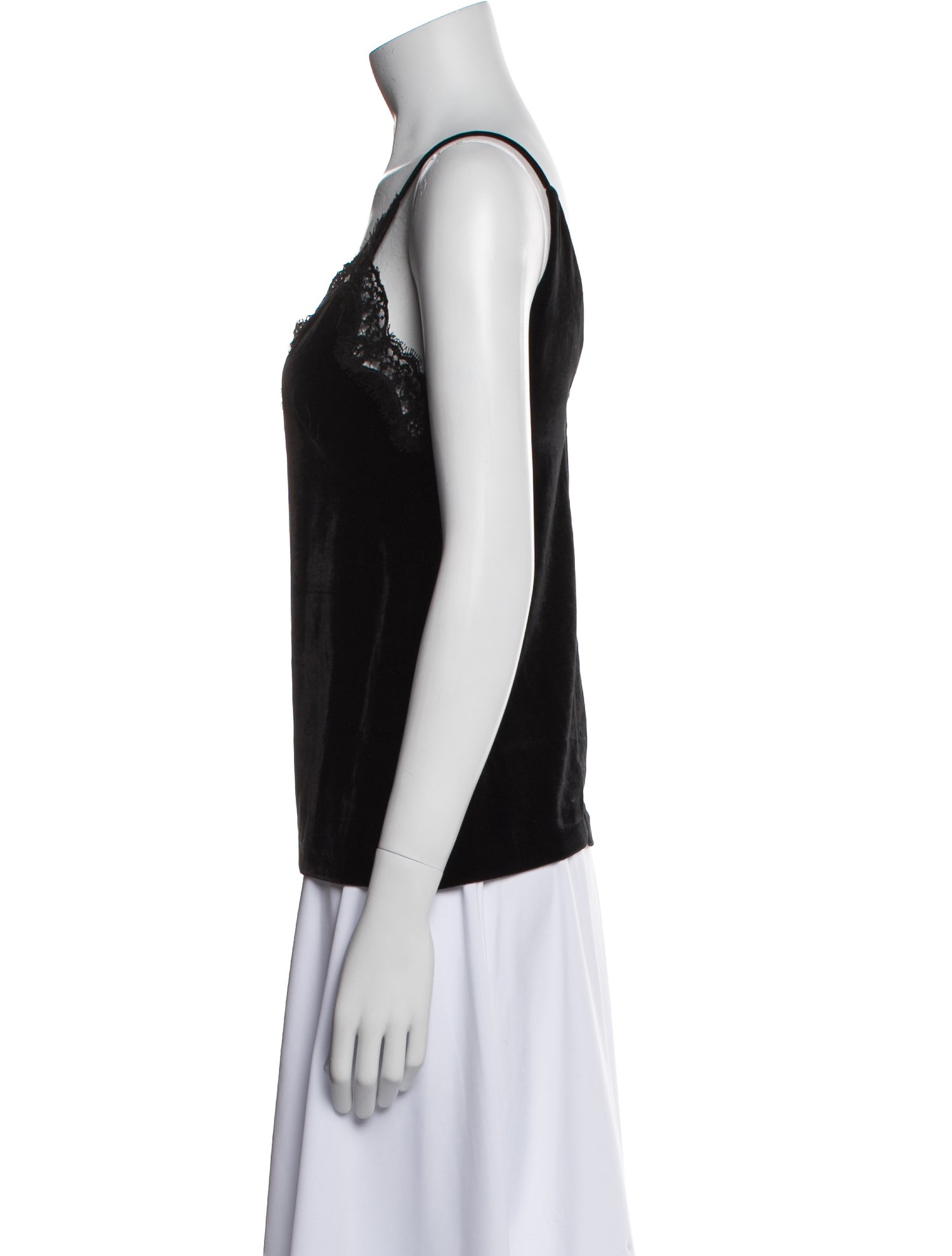Sandro V-Neck Sleeveless Top