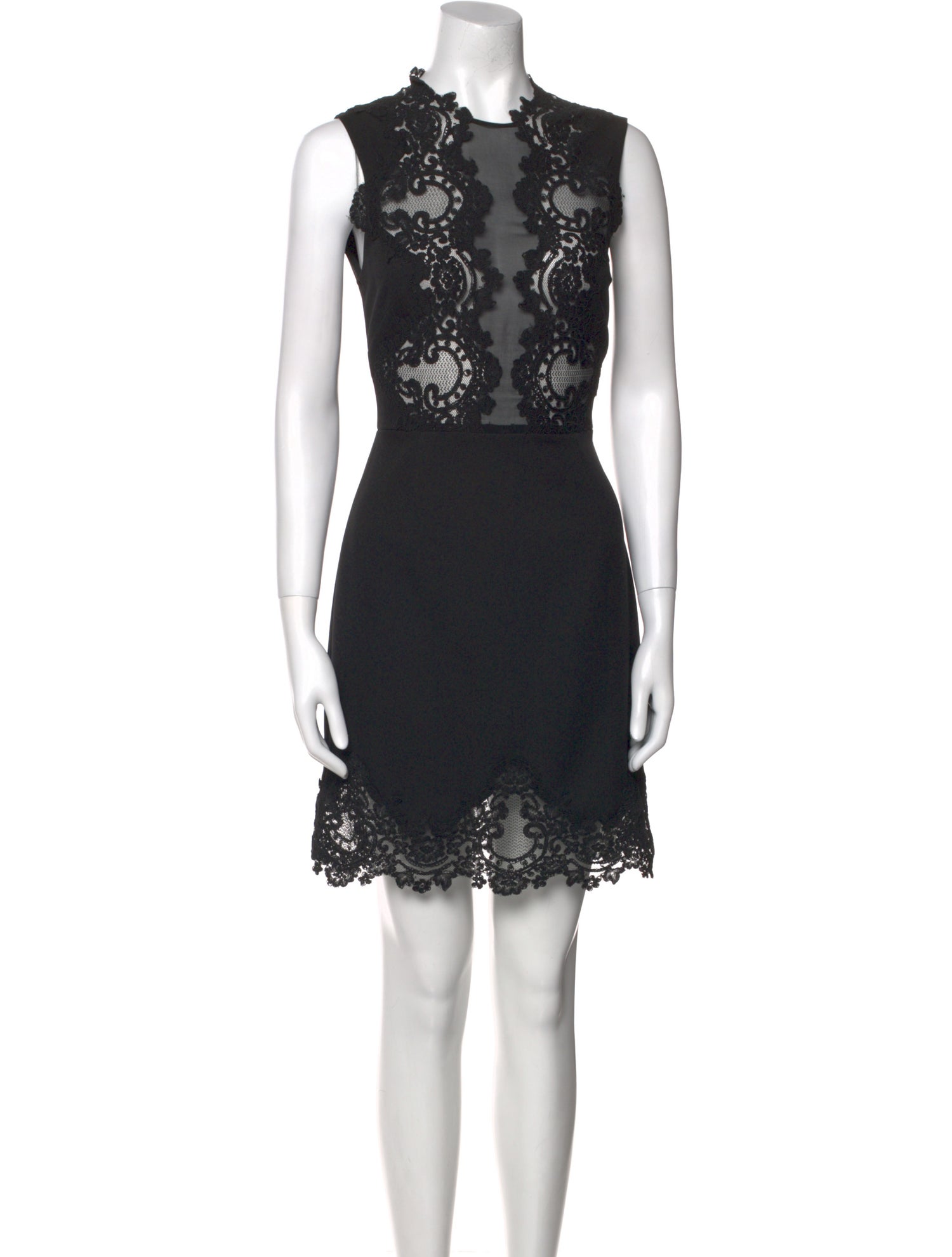 Sandro Crew Neck Mini Dress